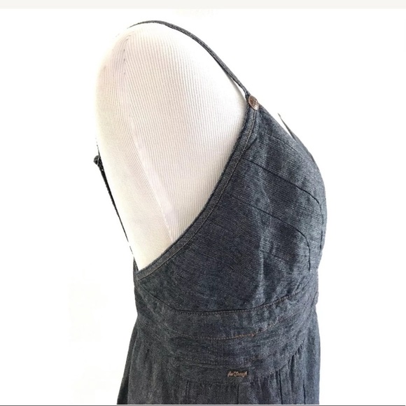 For Joseph | Designer Denim Dress  Empire Waist - Picture 6 of 8
